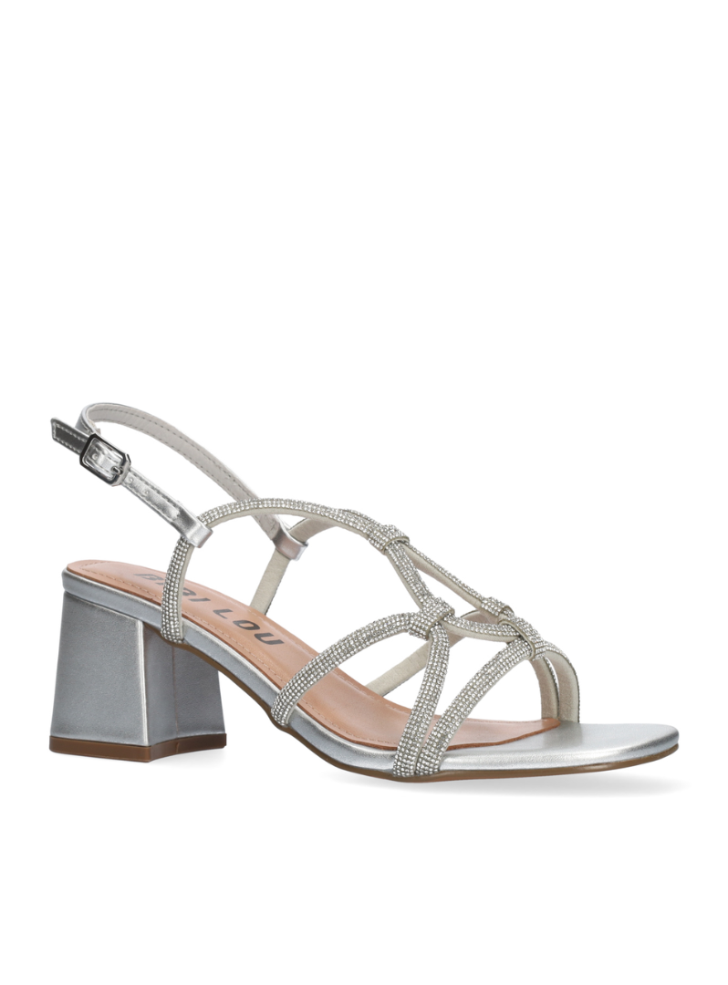BIBI LOU - Sandali Liv con tacco Silver