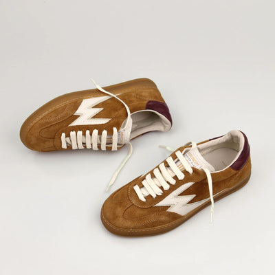 MOACONCEPT SNEAKER CLUB COGNAC DONNA