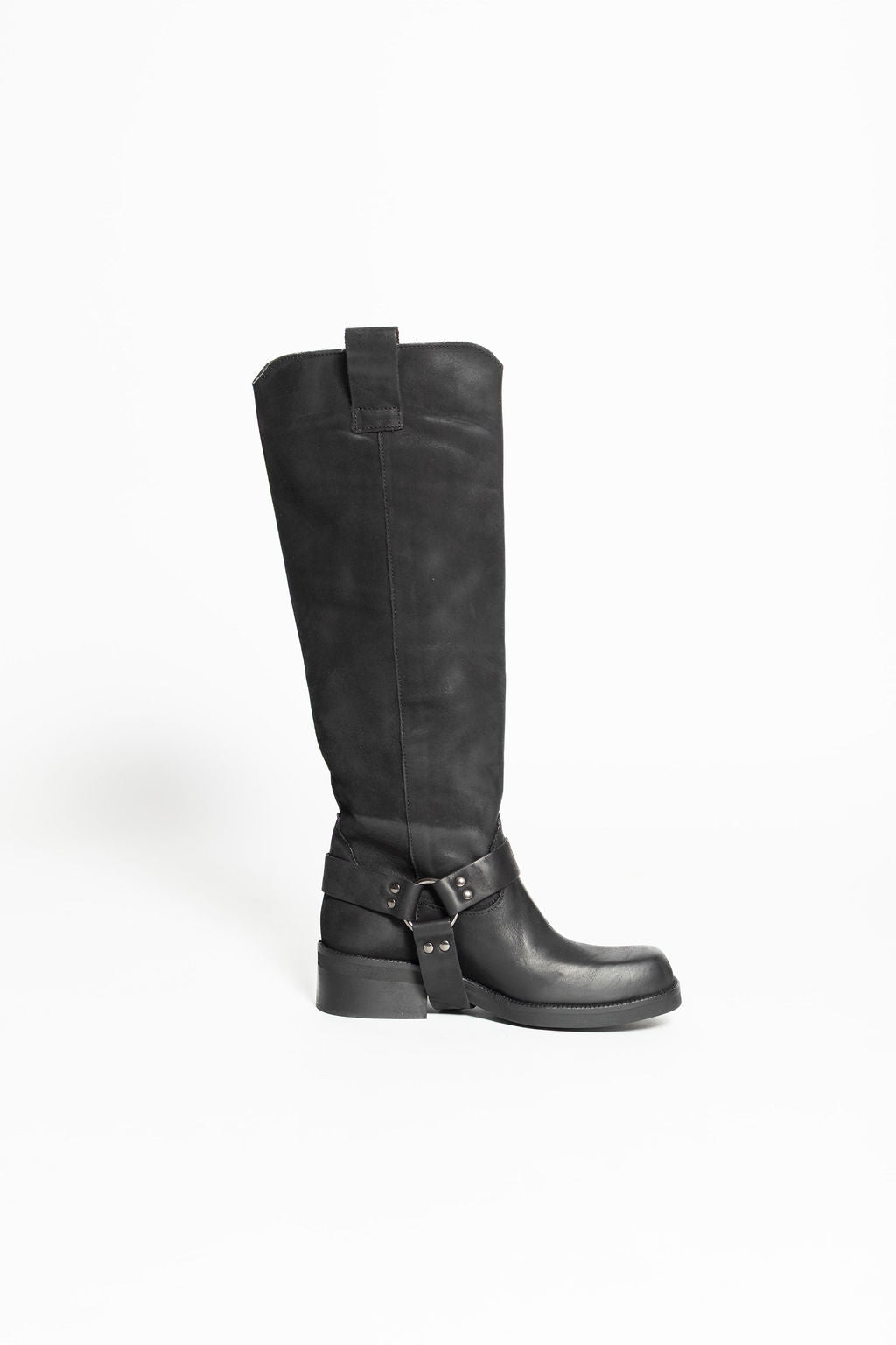 DIVINE FOLLIE BIKER NERO CON FIBBIA