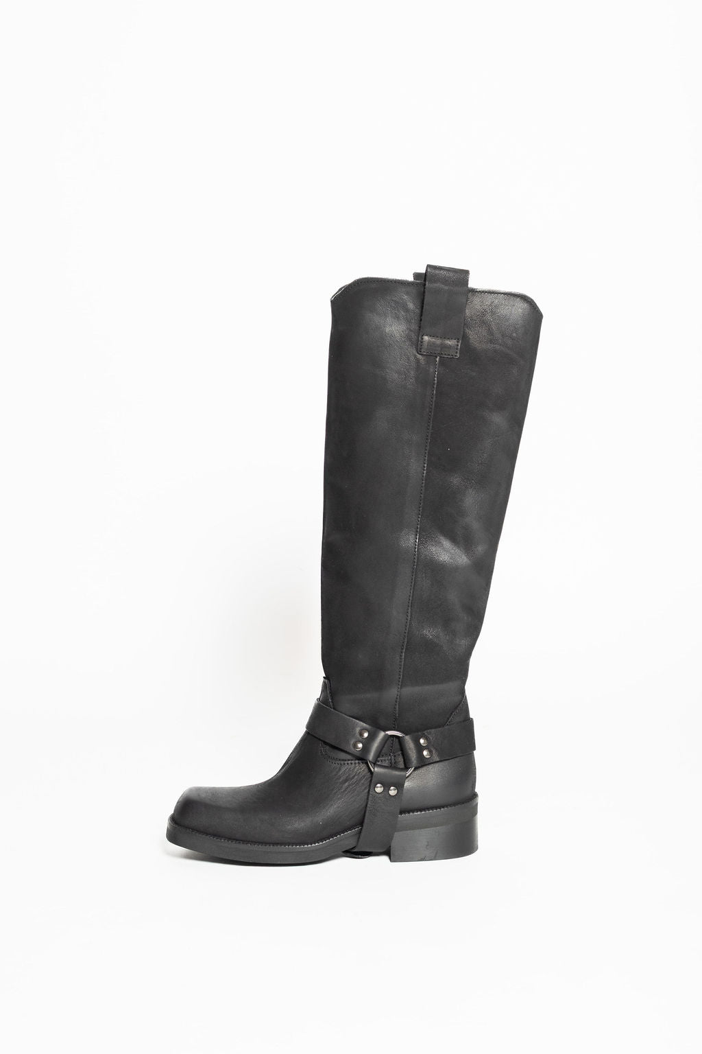 DIVINE FOLLIE BIKER NERO CON FIBBIA