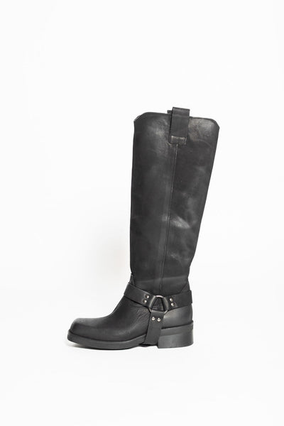 DIVINE FOLLIE BIKER NERO CON FIBBIA