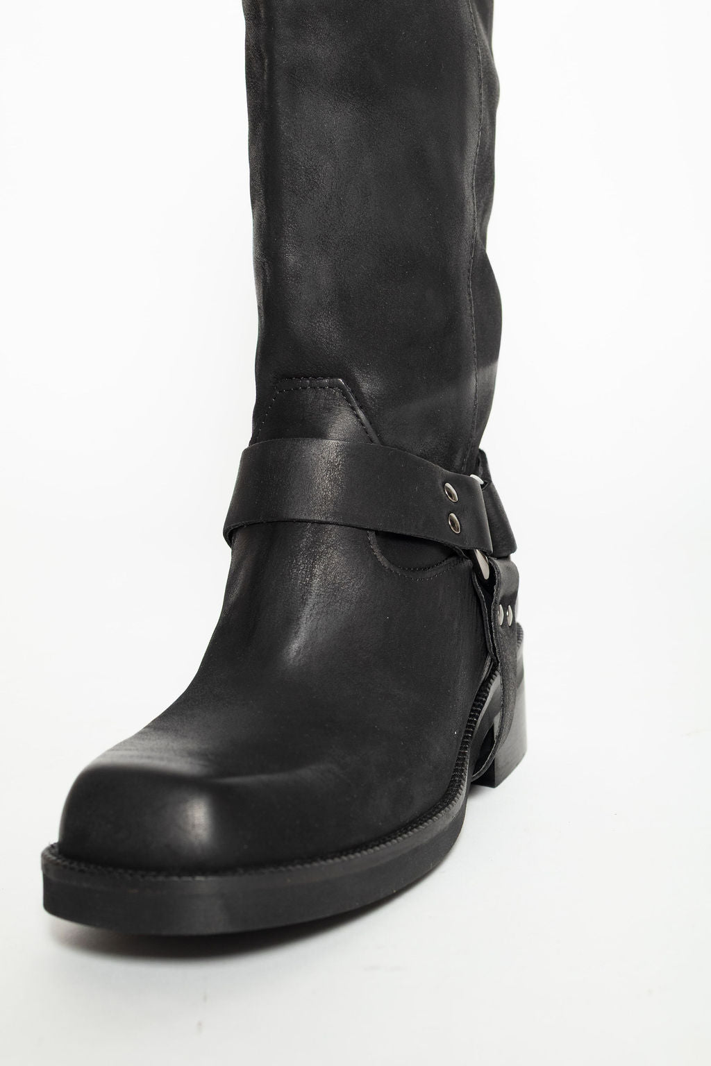 DIVINE FOLLIE BIKER NERO CON FIBBIA