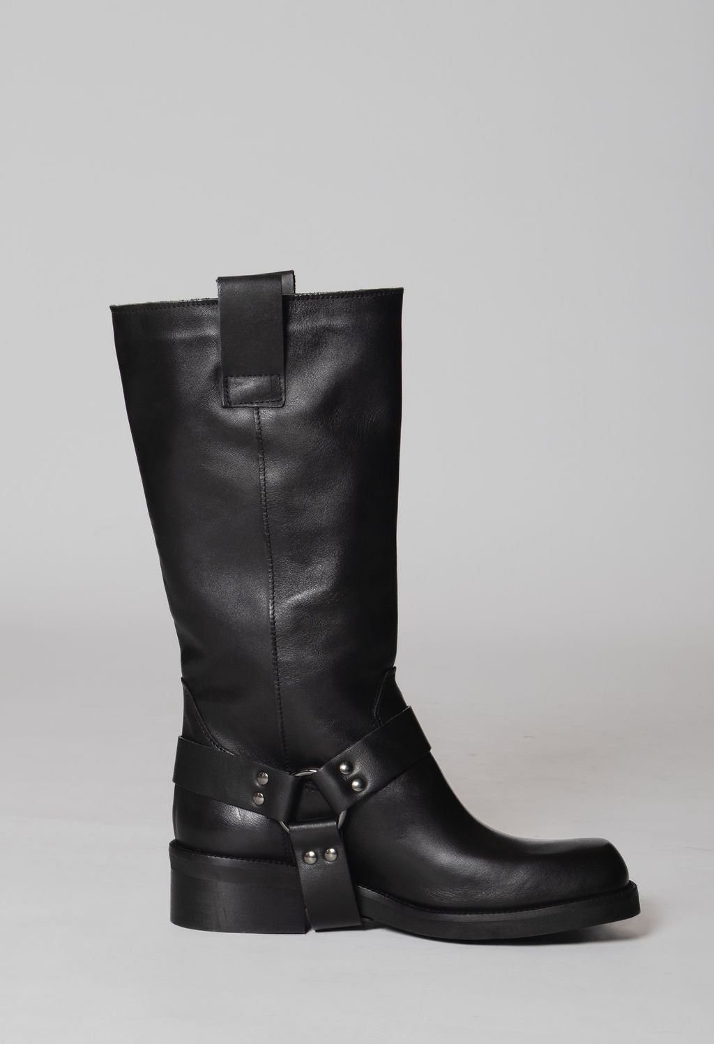 DIVINE FOLLIE BIKER PELLE NERO