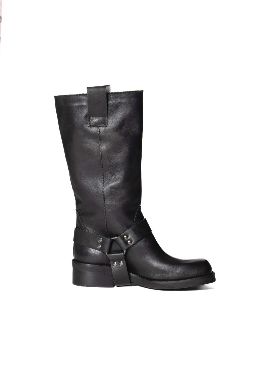 DIVINE FOLLIE BIKER PELLE NERO