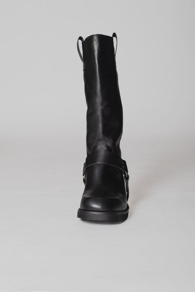 DIVINE FOLLIE BIKER PELLE NERO