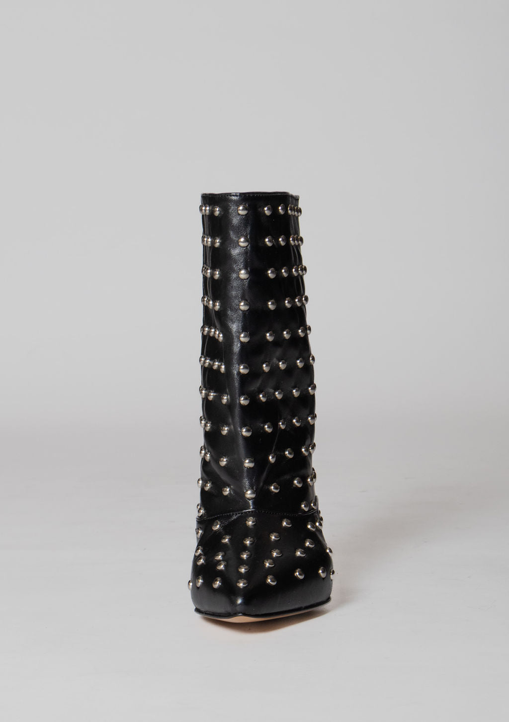 DIVINE FOLLIE STIVALE GAMBA LARGA BORCHIE NERO