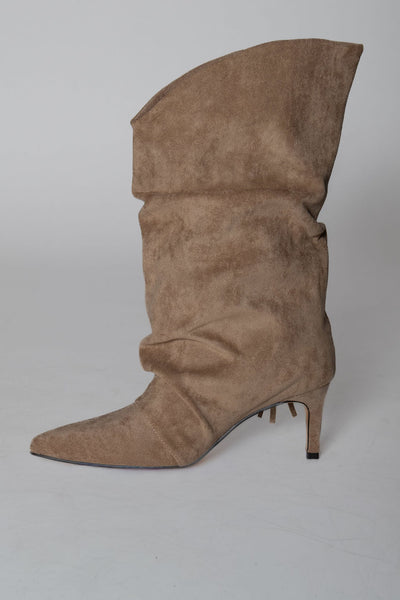 DIVINE FOLLIE KONTATTO STIVALE FRANGE BEIGE