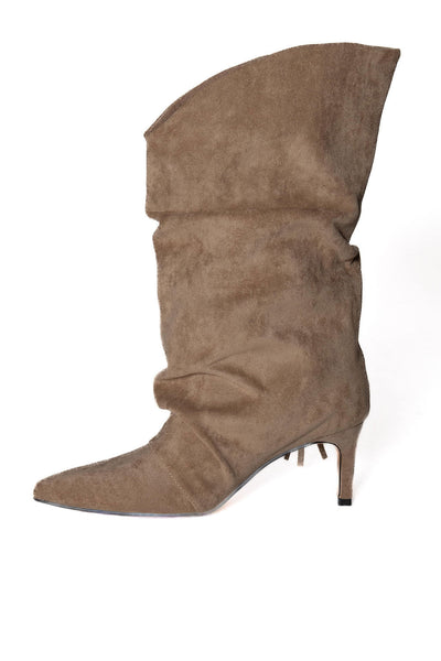 DIVINE FOLLIE KONTATTO STIVALE FRANGE BEIGE