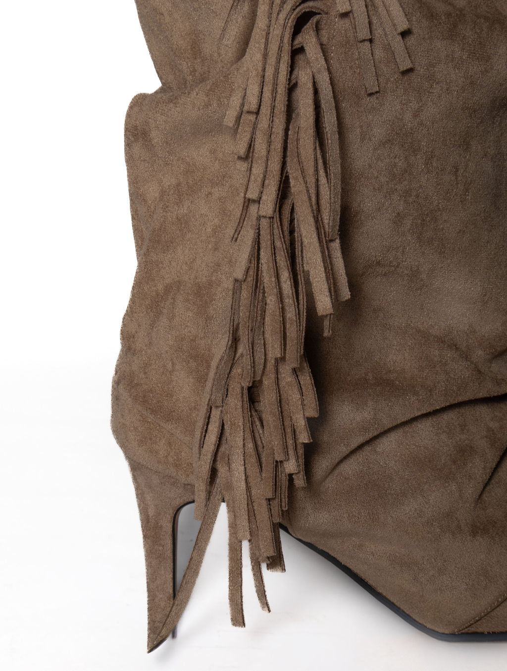 DIVINE FOLLIE KONTATTO STIVALE FRANGE BEIGE