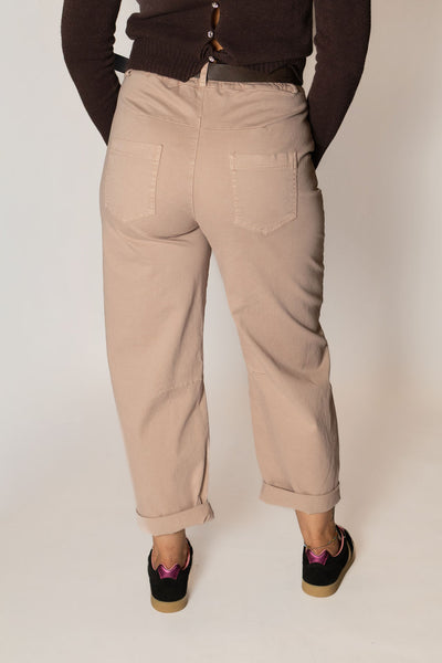 MOTEL PANTALONE COTONE QUARZO