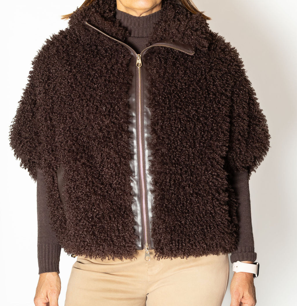 MOTEL ECO PELLICCIA TEDDY MORO