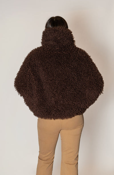MOTEL ECO PELLICCIA TEDDY MORO