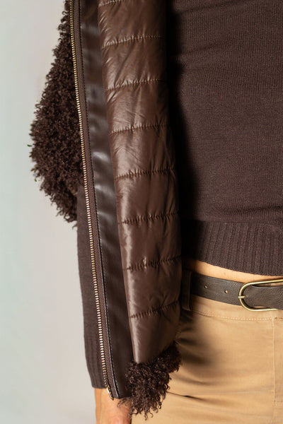 MOTEL ECO PELLICCIA TEDDY MORO
