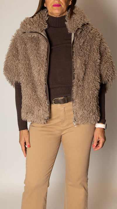 MOTEL ECO PELLICCIA TEDDY