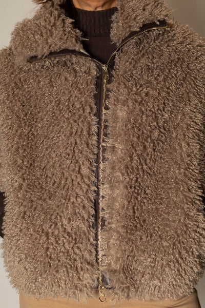 MOTEL ECO PELLICCIA TEDDY
