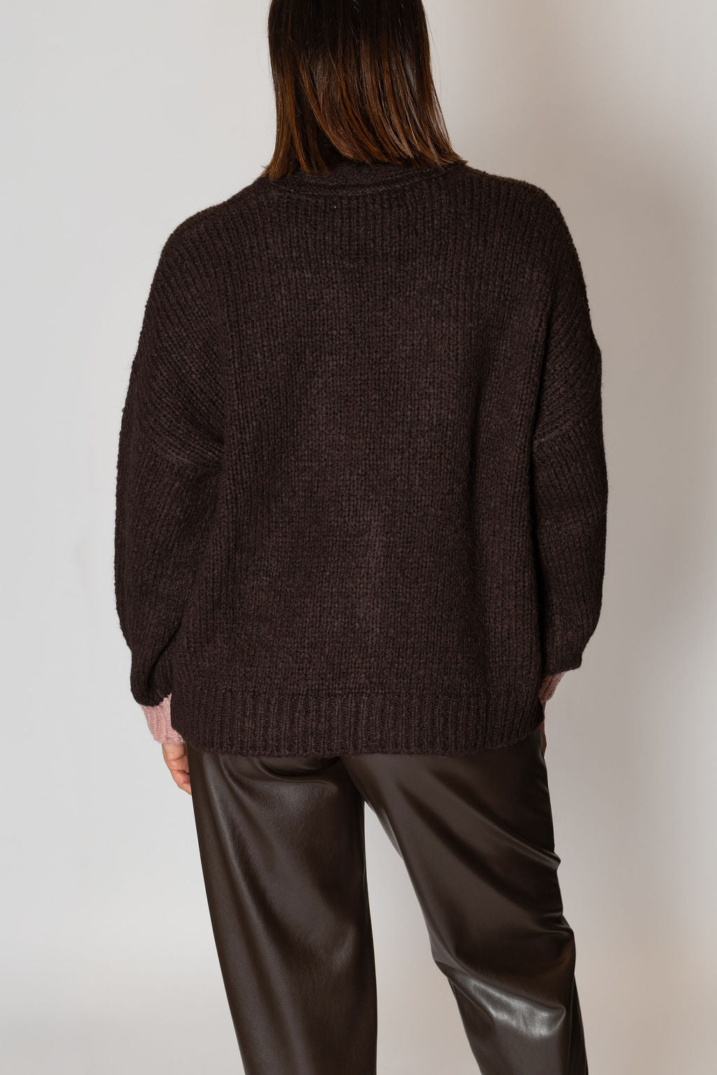 HAVEONE MAGLIONE MORO BICOLOR JIT-P023