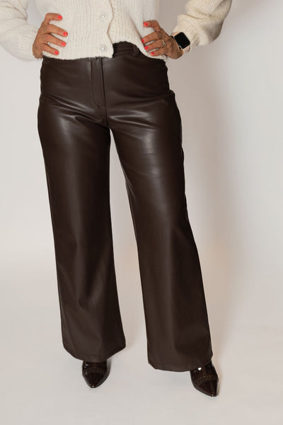 HAVEONE PANTALONE PALAZZO MORO  PMA-P116