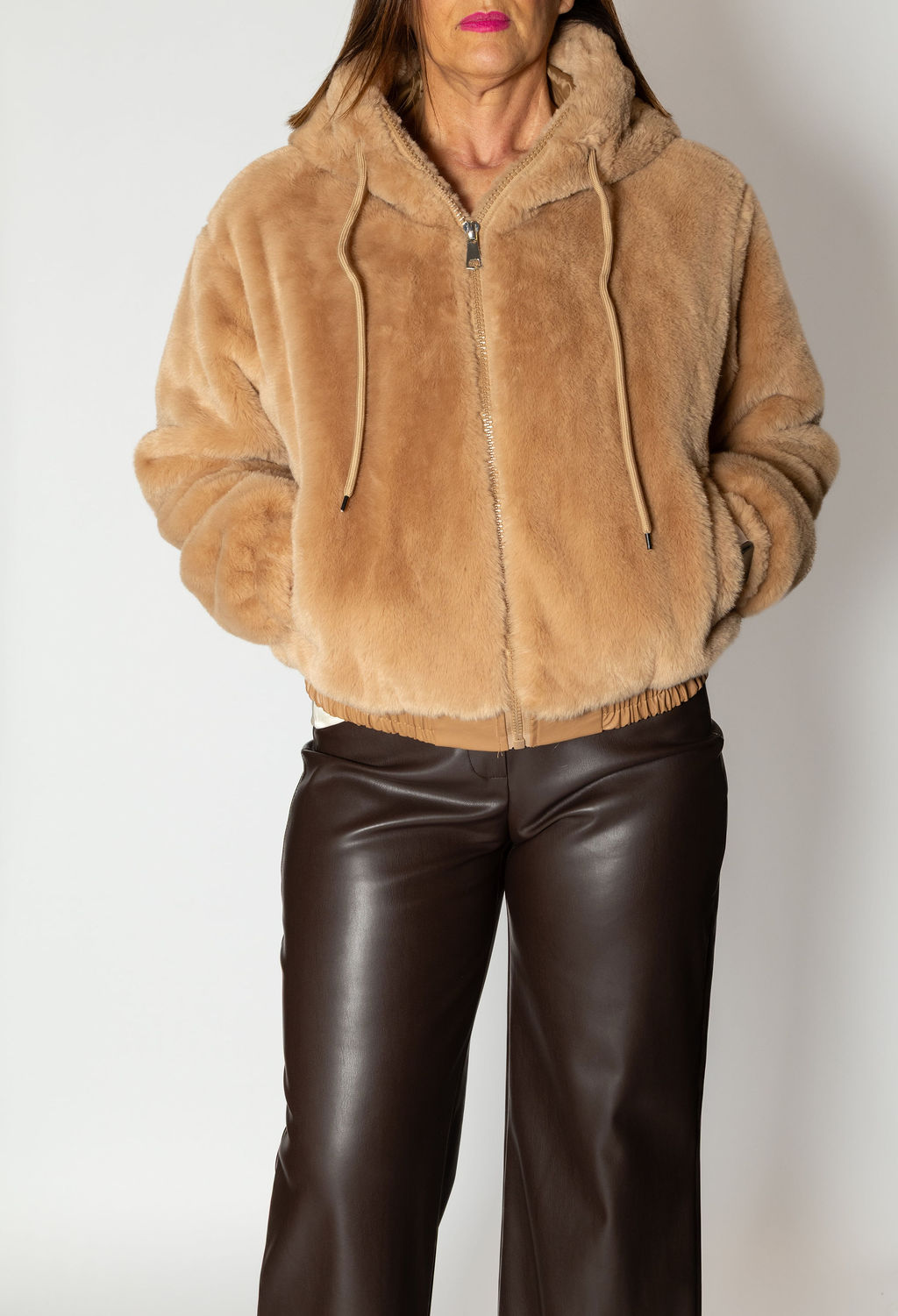 HAVEONE ECO-PELLICCIA CAMMELLO KDY-M136