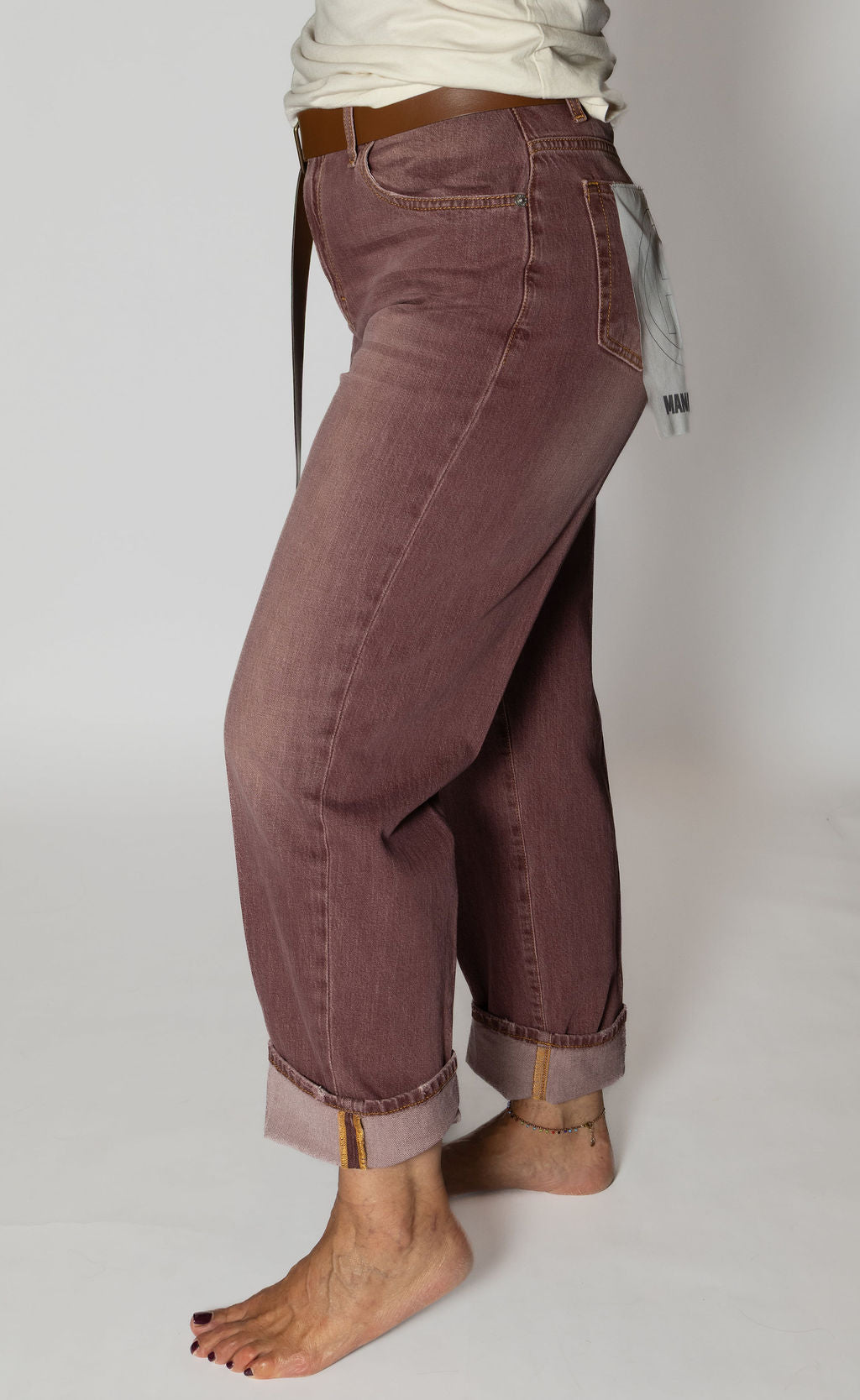 HAVEONE PANTALONE MANDY BORDEAUX