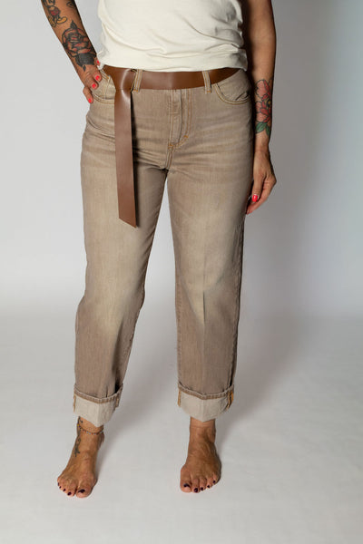 HAVEONE PANTALONE MANDY CAMMELLO