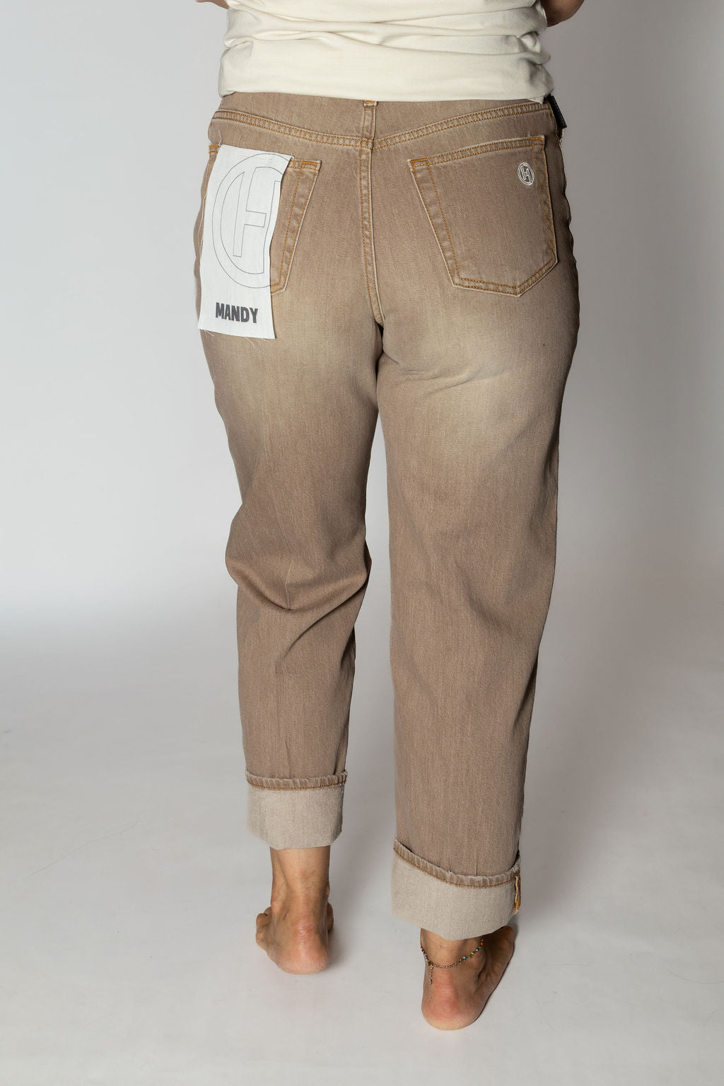 HAVEONE PANTALONE MANDY CAMMELLO