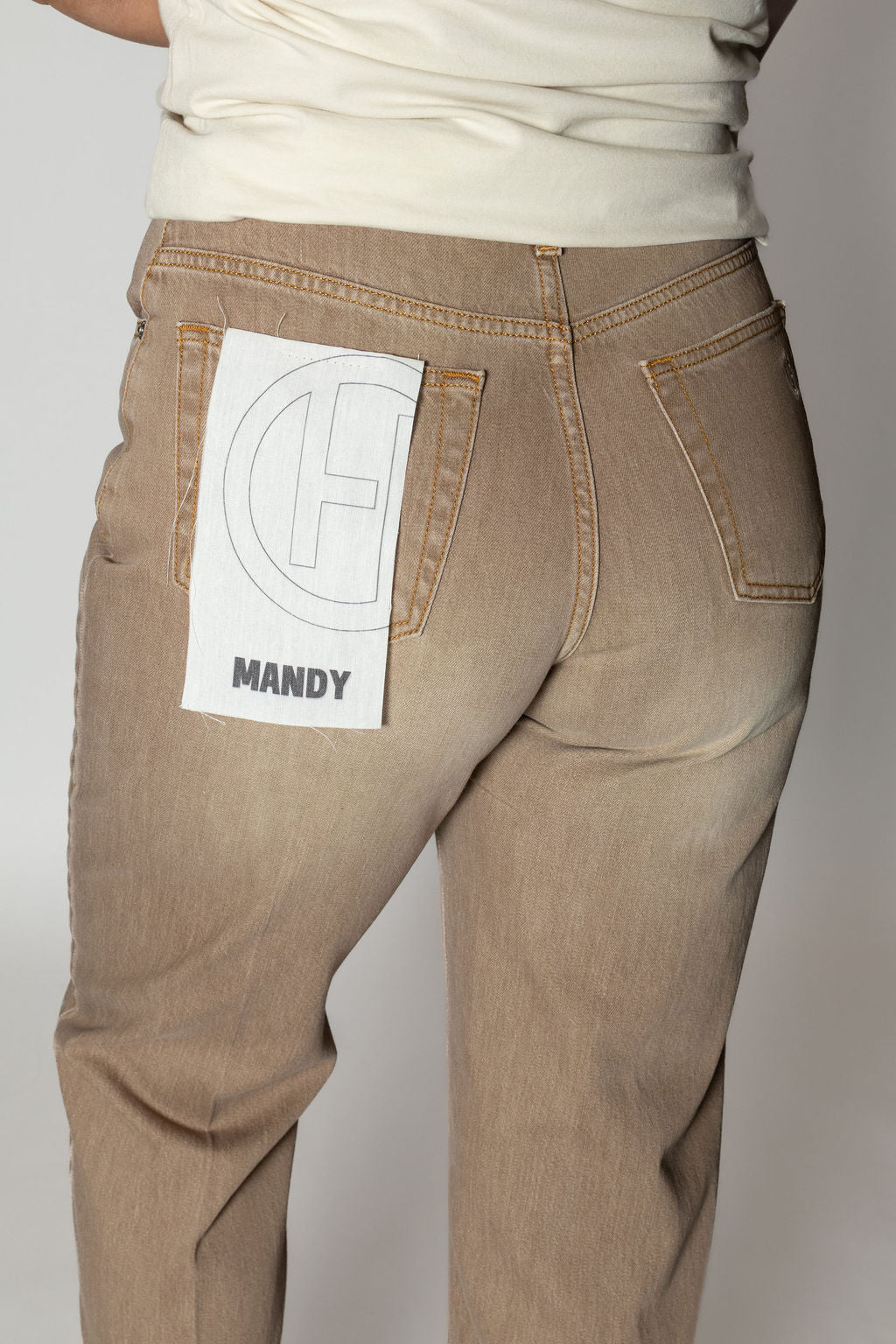 HAVEONE PANTALONE MANDY CAMMELLO