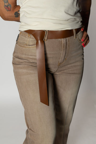 HAVEONE PANTALONE MANDY CAMMELLO