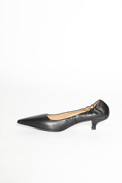 PROSPERINE Décolleté in pelle con tallone elasticizzato NERA BASSA