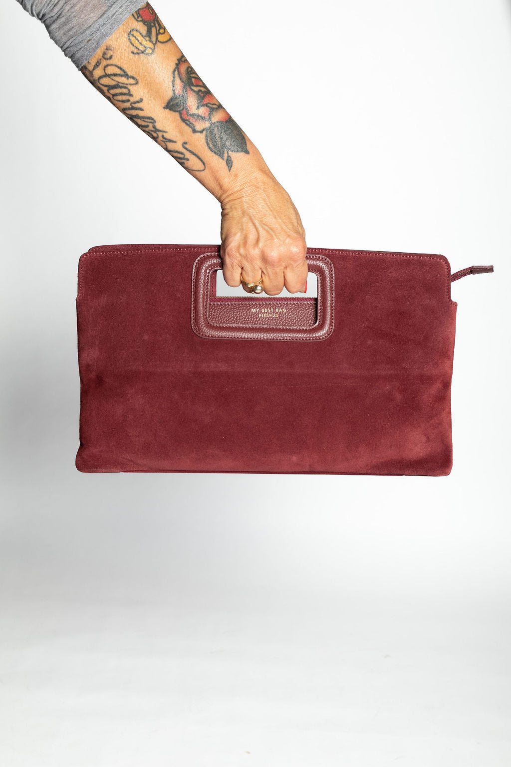 MY BEST BAG FIRENZE My Best bag Borsa VIKTORIA SCAMOSCIATO RUBINO