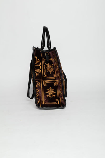 My Best Bag Firenze Borsa atena lisbona velvet TABACCO