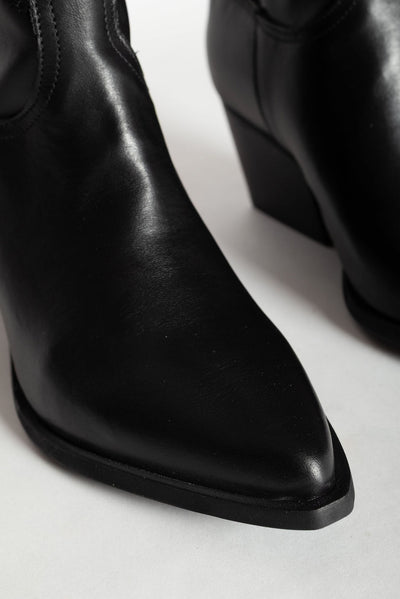 DIVINE FOLLIE TEXANI PELLE NERO
