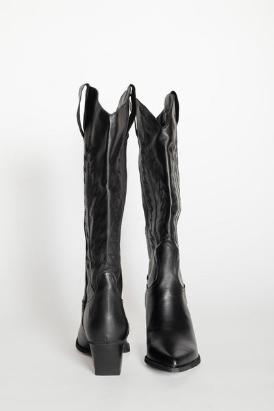 DIVINE FOLLIE TEXANI PELLE NERO