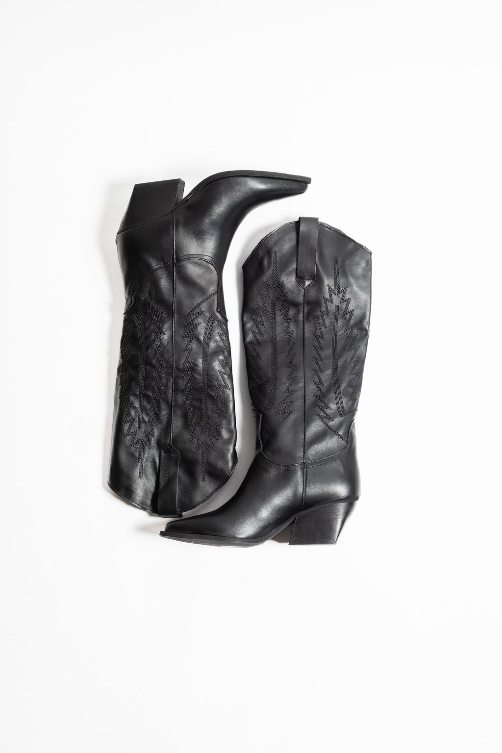 DIVINE FOLLIE TEXANI PELLE NERO