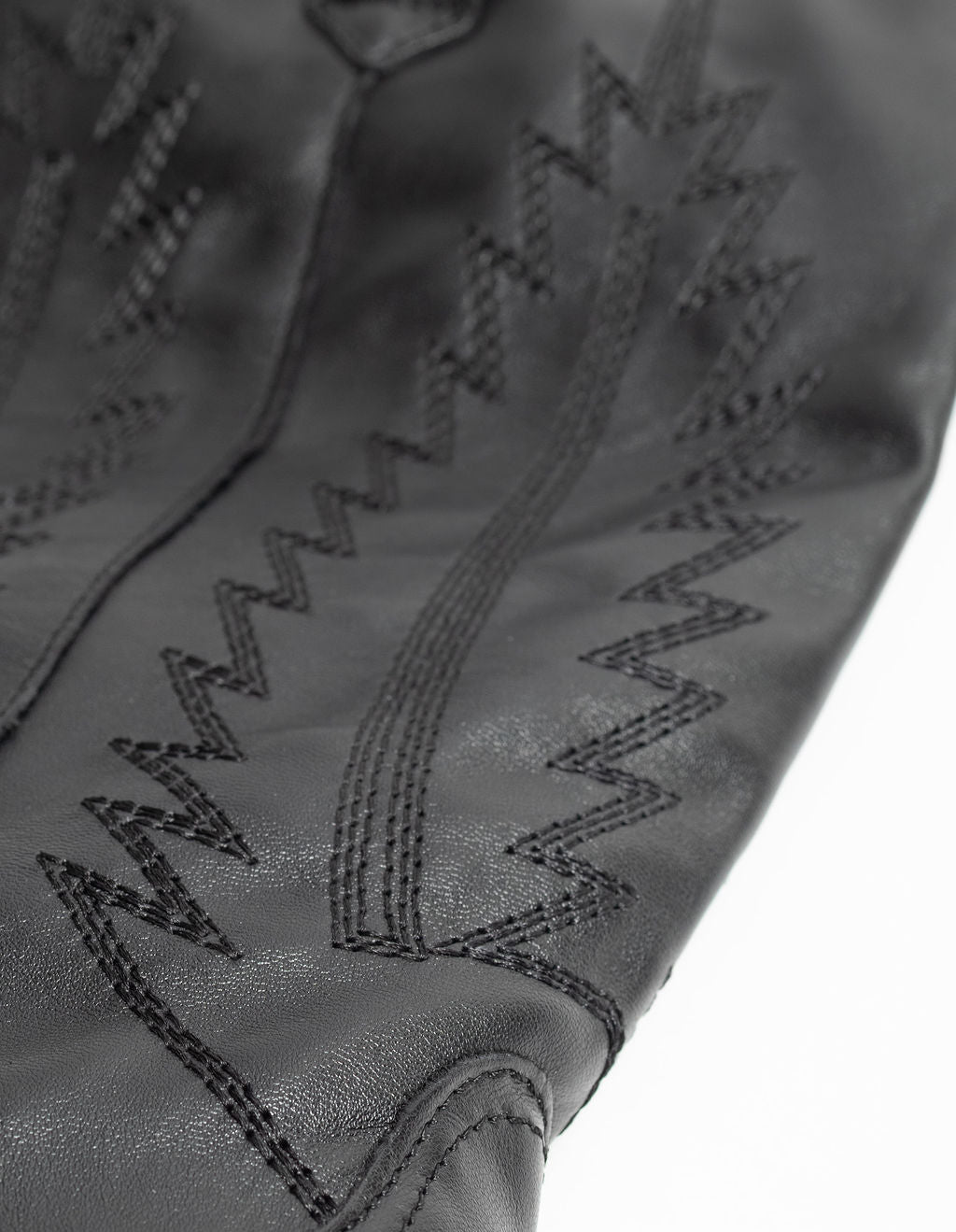 DIVINE FOLLIE TEXANI PELLE NERO