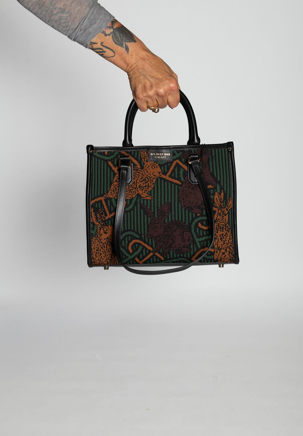 MY BEST BAG FIRENZE Borsa ATENA-WONDERLAND RABBIT piccola