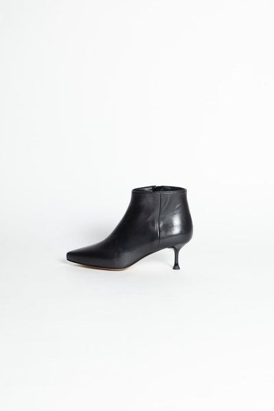 DIVINE FOLLIE polacchino pelle nero