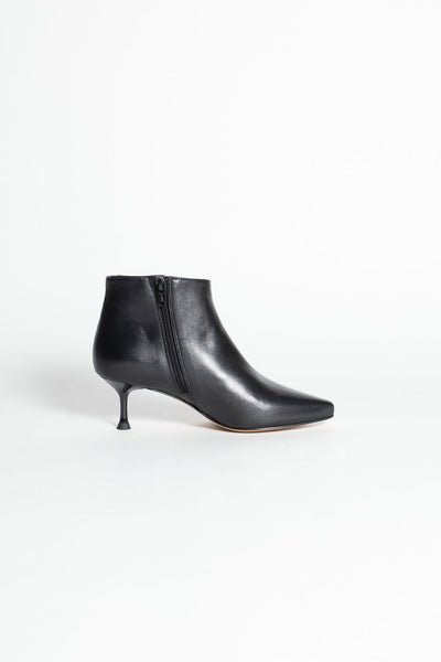 DIVINE FOLLIE polacchino pelle nero