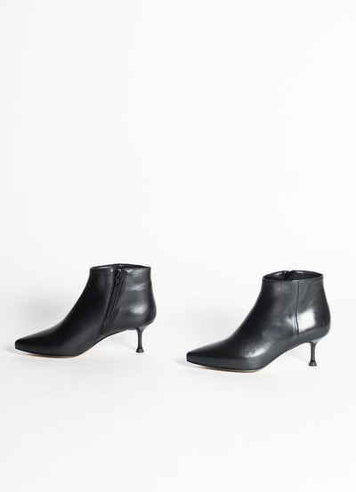 DIVINE FOLLIE polacchino pelle nero