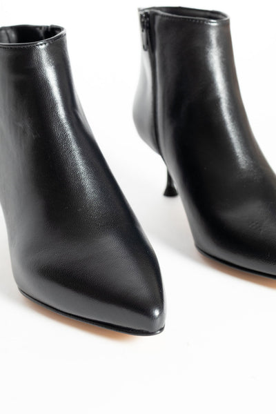 DIVINE FOLLIE polacchino pelle nero