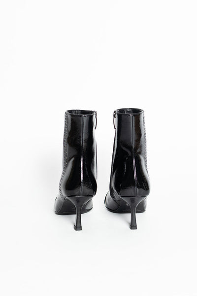 DIVINE FOLLIE polacchino vernice nero