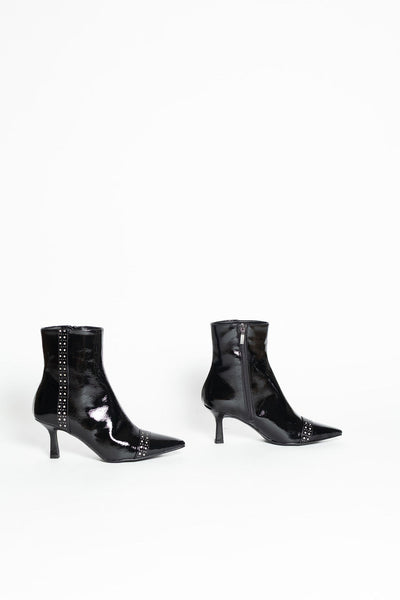 DIVINE FOLLIE polacchino vernice nero