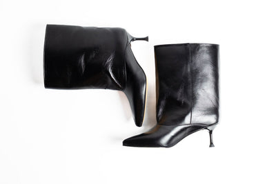 DIVINE FOLLIE STIVALE PELLE  NERO