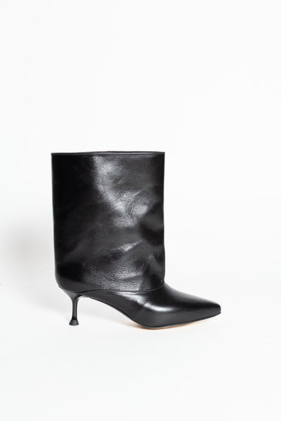 DIVINE FOLLIE STIVALE PELLE  NERO