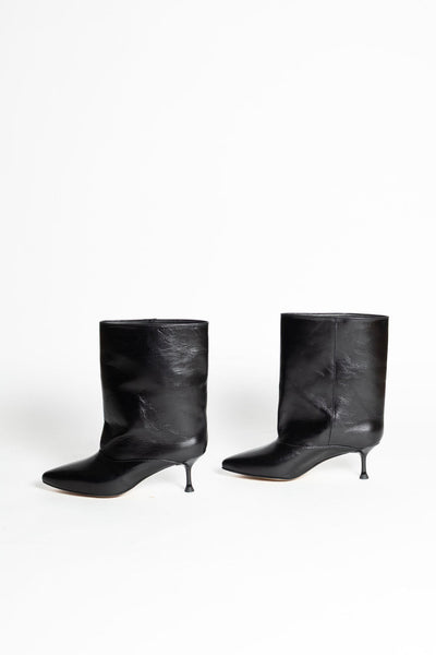DIVINE FOLLIE STIVALE PELLE  NERO