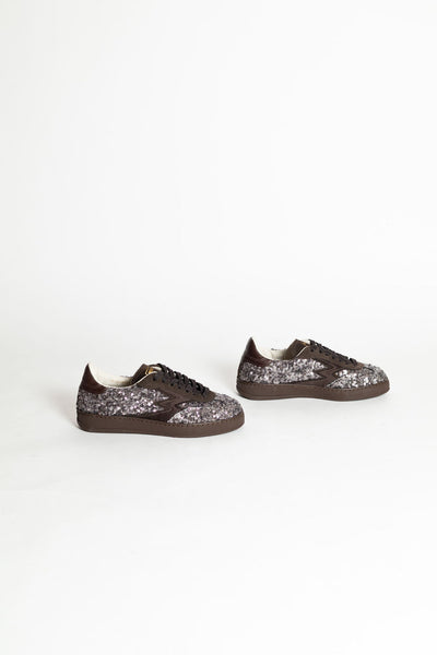 MOACONCEPT SNEAKER CLUB PAILLETTES MOCCA