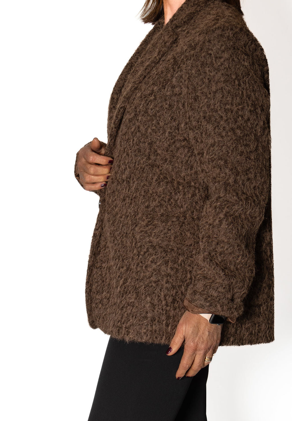 HAVEONE CAPPOTTO CORTO MORO