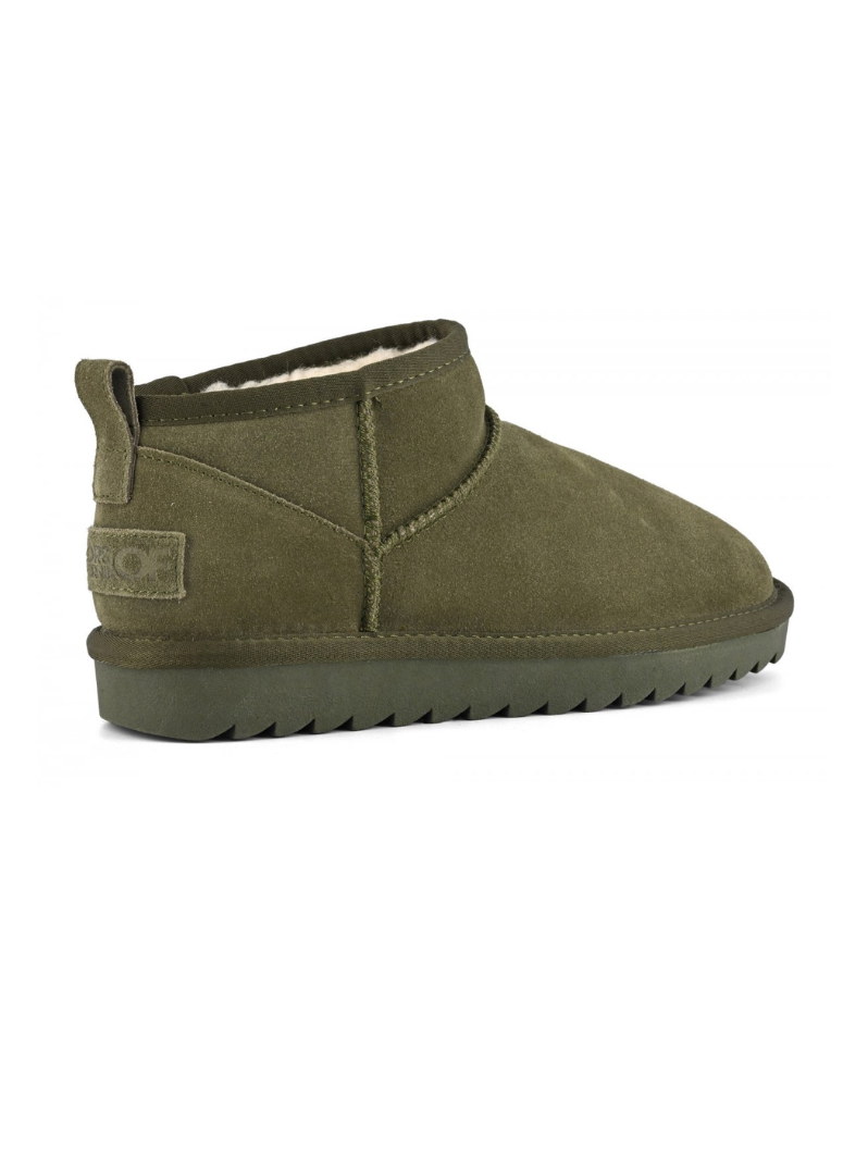 COLORS OF CALIFORNIA ULTRA MINI - Stivale basso pelle scamosciata Military