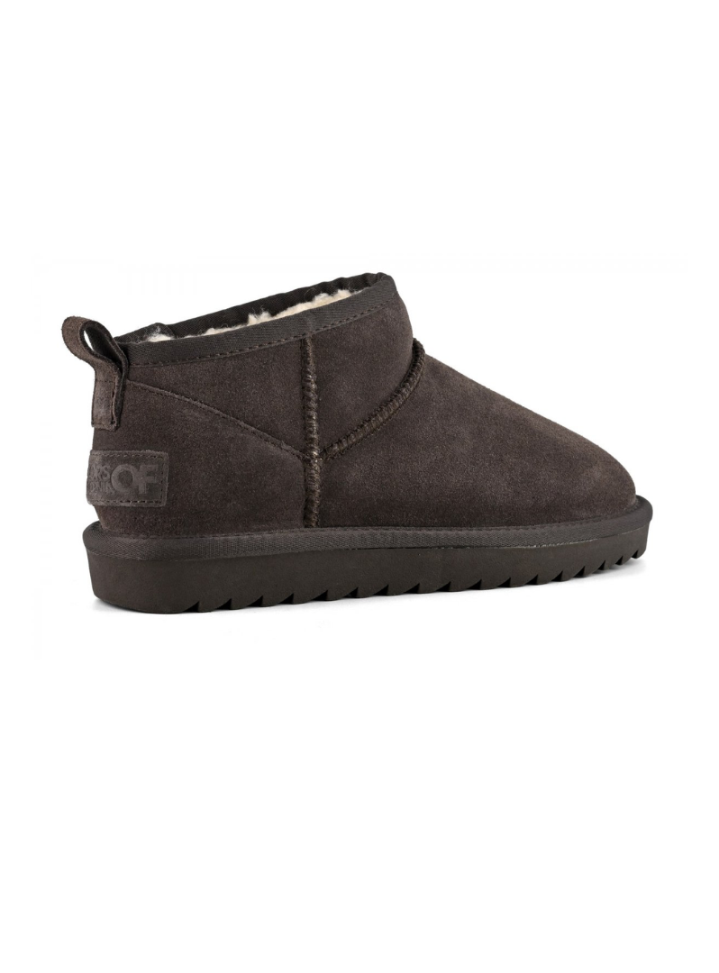 COLORS OF CALIFORNIA ULTRA MINI - Stivale basso pelle scamosciata Mokka