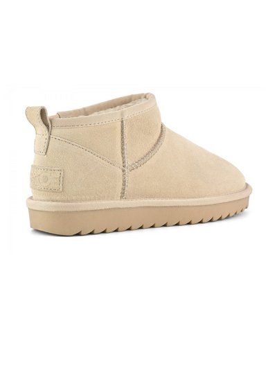 COLORS OF CALIFORNIA ULTRA MINI- Stivale basso pelle scamosciata OATMEAL