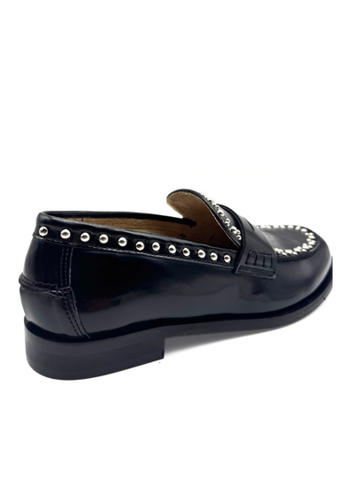 DIVINE FOLLIE - Mocassino con borchie silver